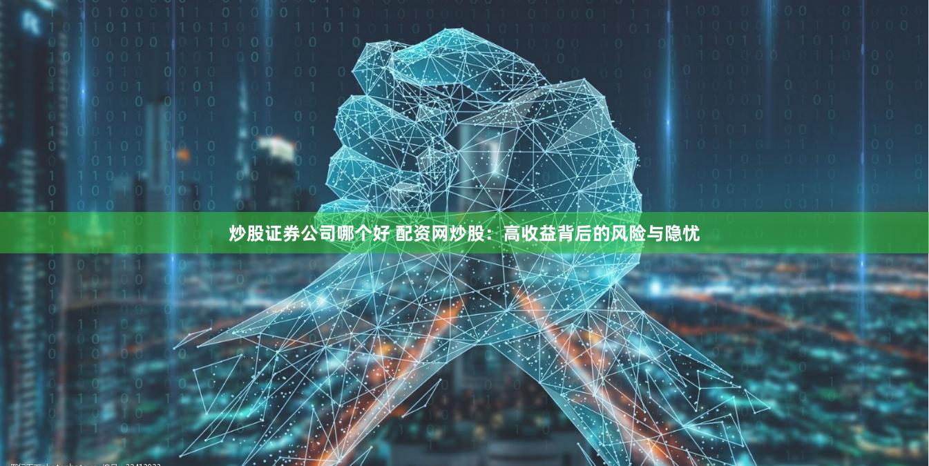 炒股证券公司哪个好 配资网炒股：高收益背后的风险与隐忧